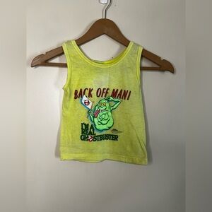 Vintage 80s Ghostbuster Slimer Movie Promo Youth Kids Tank Top 5/6 *FLAWS*